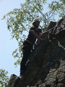 Anf&auml;nger klettern